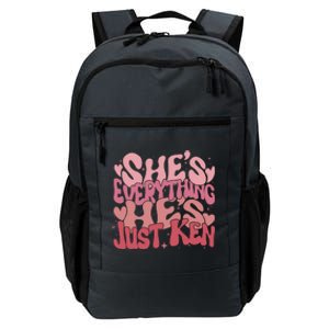 Retro Shes Everything Hes Just Ken Daily Commute Backpack