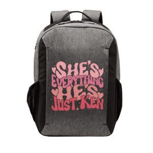 Retro Shes Everything Hes Just Ken Vector Backpack