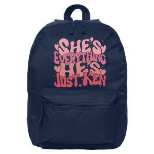 Retro Shes Everything Hes Just Ken 16 in Basic Backpack