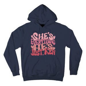 Retro Shes Everything Hes Just Ken Tall Hoodie