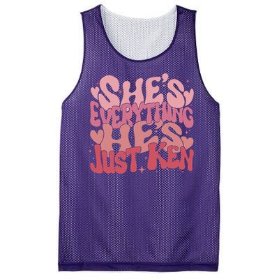 Retro Shes Everything Hes Just Ken Mesh Reversible Basketball Jersey Tank