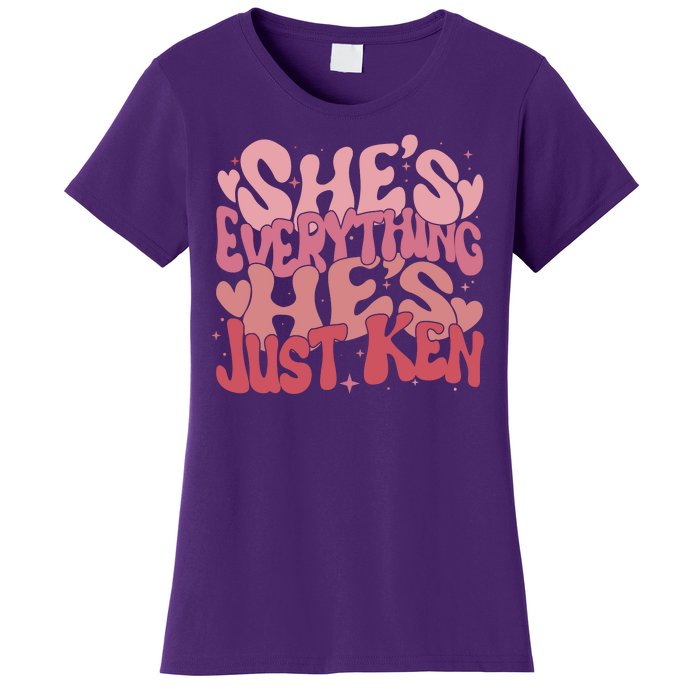 Retro Shes Everything Hes Just Ken Women's T-Shirt