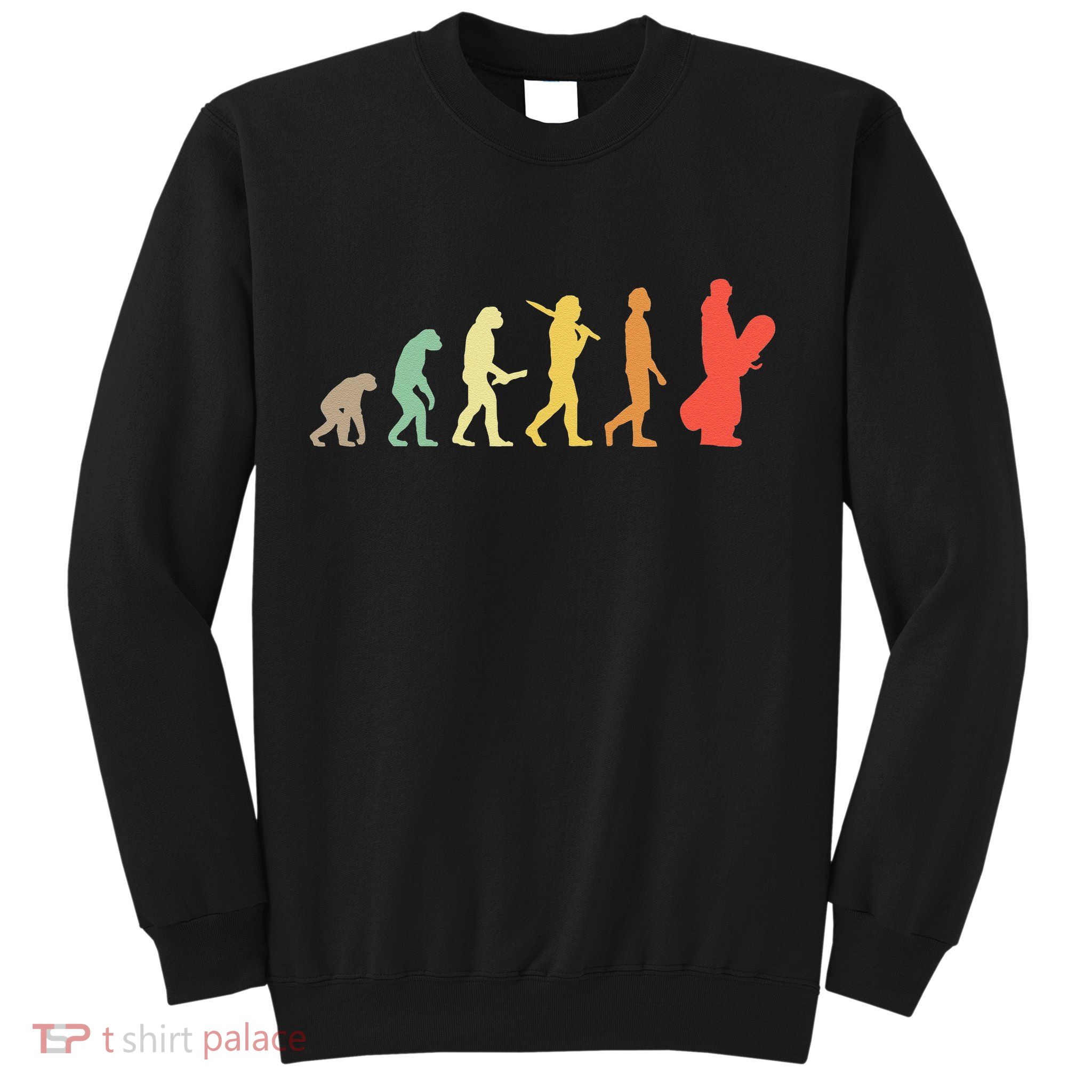 Retro Snowboarding Evolution Gift For Snowboarders Sweatshirt