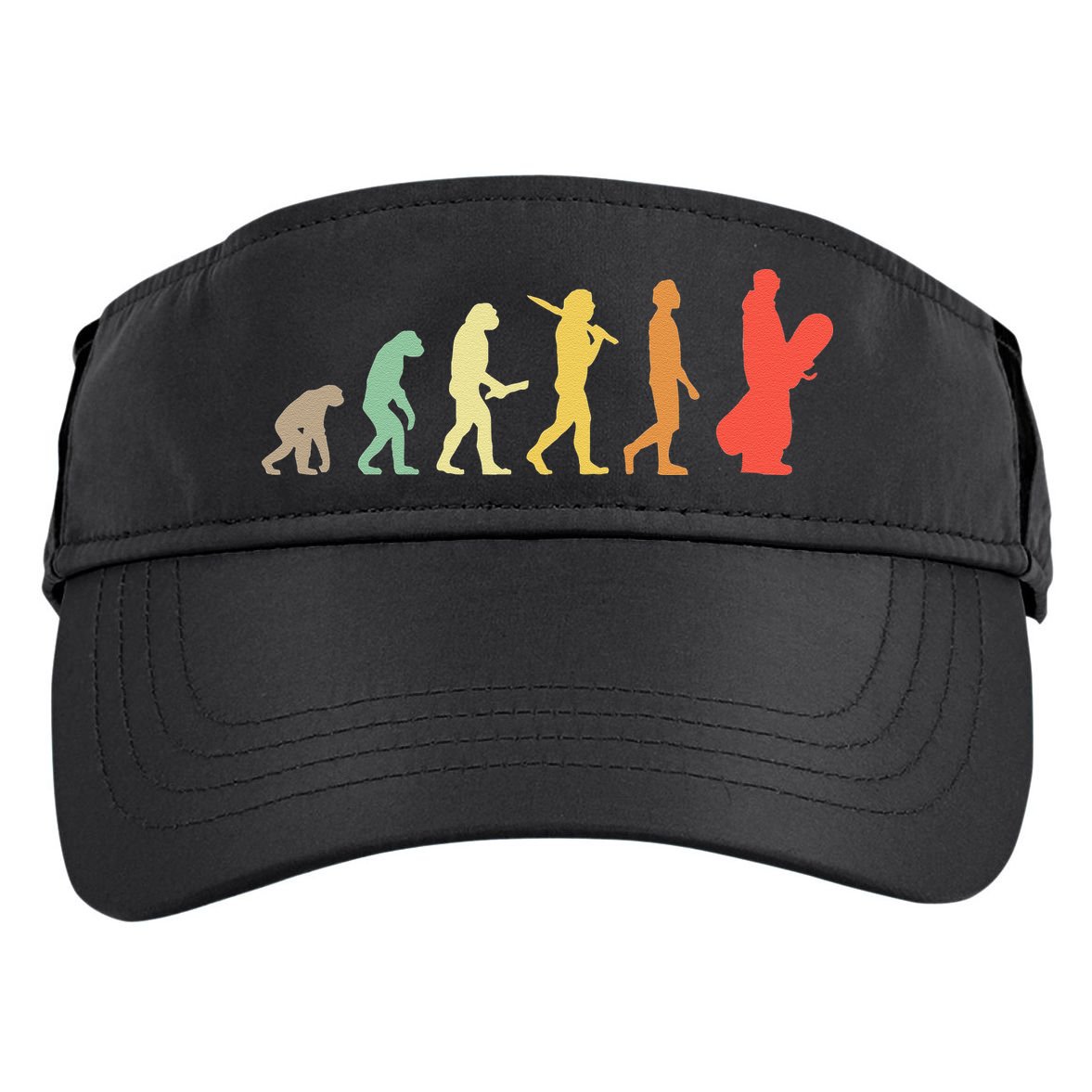 Retro Snowboarding Evolution Gift For Snowboarders Adult Drive Performance Visor