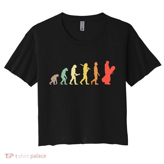 Retro Snowboarding Evolution Gift For Snowboarders Crop Top