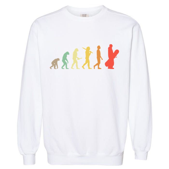 Retro Snowboarding Evolution Gift For Snowboarders Garment-Dyed Sweatshirt