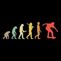 Retro Skating Evolution Gift For Skaters & Skateboarders Cooling Performance Crew T-Shirt