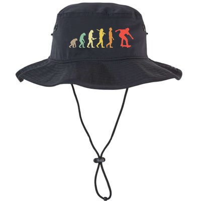 Retro Skating Evolution Gift For Skaters & Skateboarders Bucket Hat