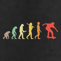 Retro Skating Evolution Gift For Skaters & Skateboarders Hat