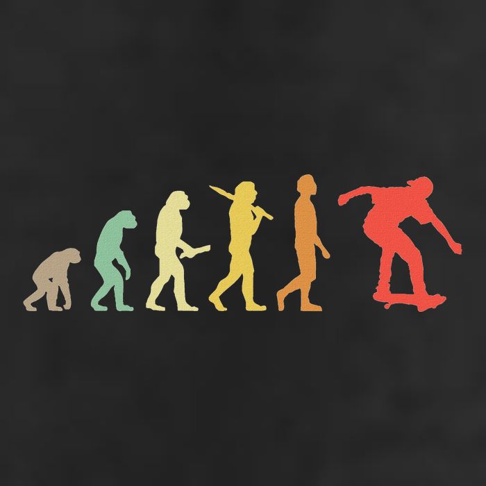 Retro Skating Evolution Gift For Skaters & Skateboarders Hat