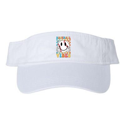 Retro Smiley Emoji Baseball Vibes Visor