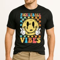 Retro Smiley Emoji Pickleball Vibes Performance Shirt