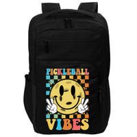 Retro Smiley Emoji Pickleball Vibes Impact Tech Backpack