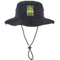 Retro Smiley Emoji Tennis Vibes Bucket Hat