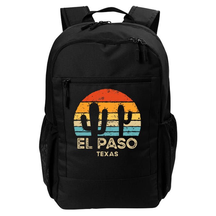 Retro Sunset El Paso Texas Daily Commute Backpack