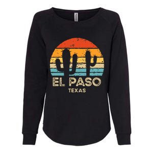 Retro Sunset El Paso Texas Womens California Wash Sweatshirt