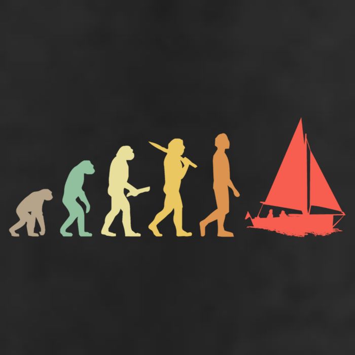 Retro Sailing Evolution Gift For Sailors And Skippers Gift Hat