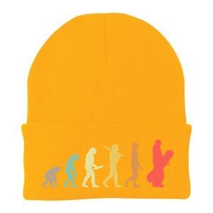 Retro Snowboarding Evolution Gift For Snowboarders Gift Knit Cap Winter Beanie