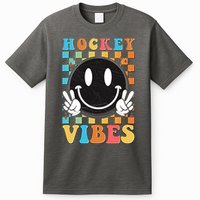 Retro Smiley Emoji Hockey Vibes T-Shirt