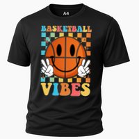 Retro Smiley Emoji Basketball Vibes Performance Shirt