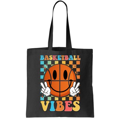 Retro Smiley Emoji Basketball Vibes Bag