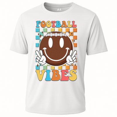 Retro Smiley Emoji Football Vibes Performance Shirt