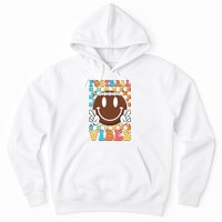 Retro Smiley Emoji Football Vibes Hoodie