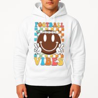 Retro Smiley Emoji Football Vibes Hoodie