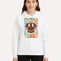 Retro Smiley Emoji Football Vibes Hoodie