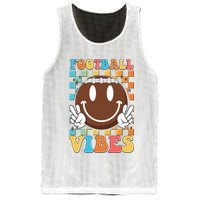 Retro Smiley Emoji Football Vibes Mesh Reversible Basketball Jersey Tank