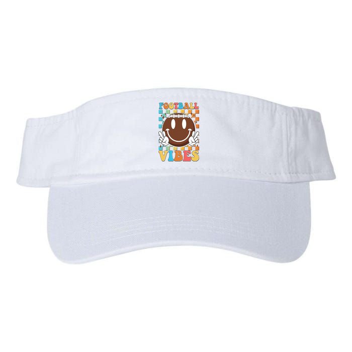 Retro Smiley Emoji Football Vibes Visor