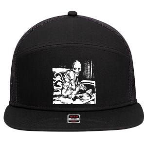 Russian Sleep Experiment 7 Panel Mesh Trucker Snapback Hat