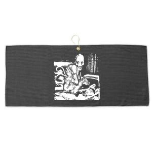 Russian Sleep Experiment Large Microfiber Waffle Golf Towel