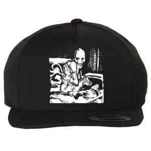 Russian Sleep Experiment Wool Snapback Cap