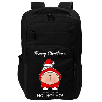 Rude Santa Father Christmas Impact Tech Backpack