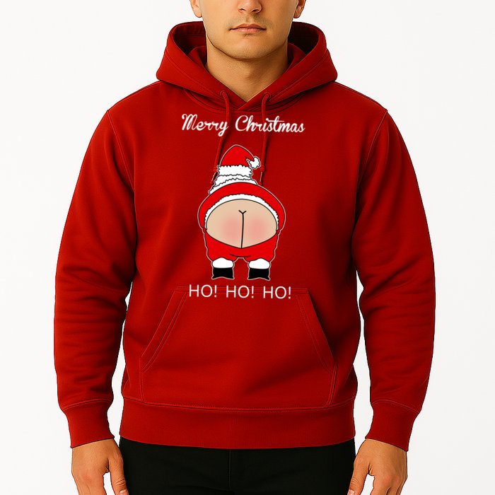 Rude Santa Father Christmas Hoodie