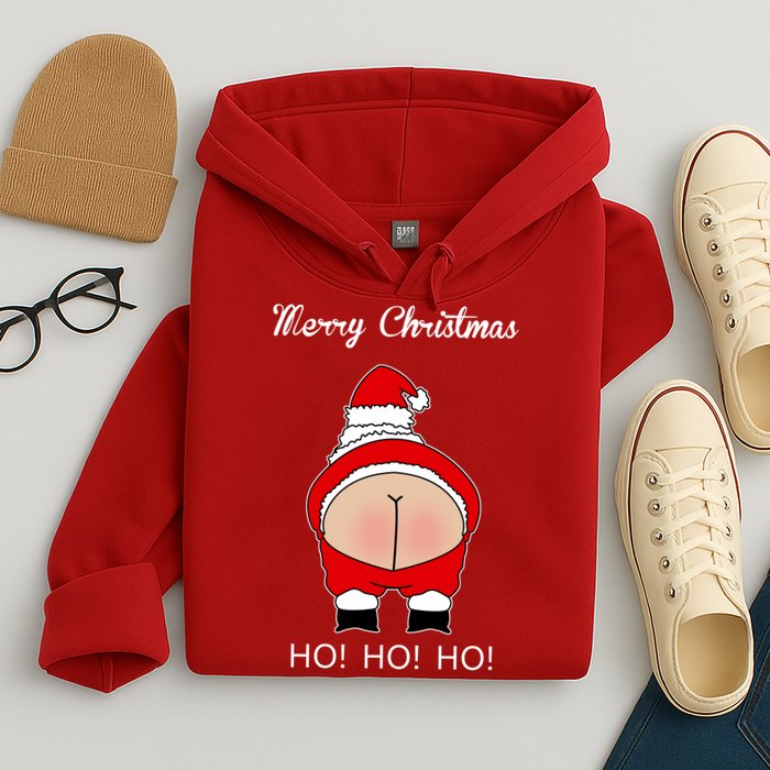 Rude Santa Father Christmas Hoodie