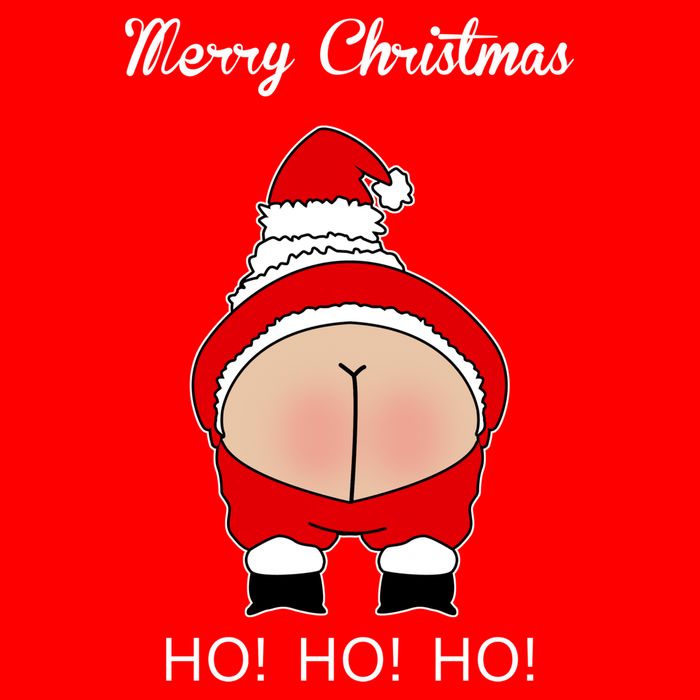 Rude Santa Father Christmas Hoodie