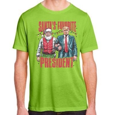 Retro SantaS Favorite President Trump Christmas Santa Trump Gift Adult ChromaSoft Performance T-Shirt