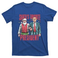 Retro SantaS Favorite President Trump Christmas Santa Trump Gift T-Shirt