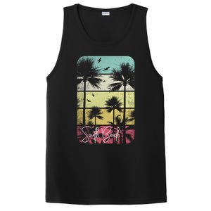 Retro South Florida Beach Miami Mom Dad Grandpa Gift Gift PosiCharge Competitor Tank