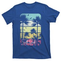 Retro South Florida Beach Miami Mom Dad Grandpa Gift Gift T-Shirt