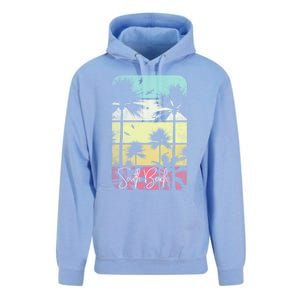 Retro South Florida Beach Miami Mom Dad Grandpa Gift Gift Unisex Surf Hoodie