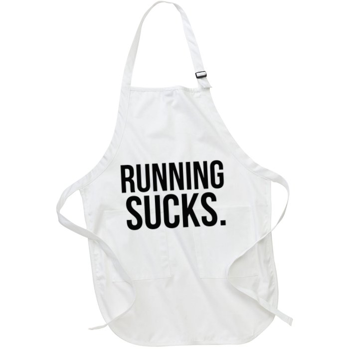 Running Sucks Funny Gym or Workout Apron
