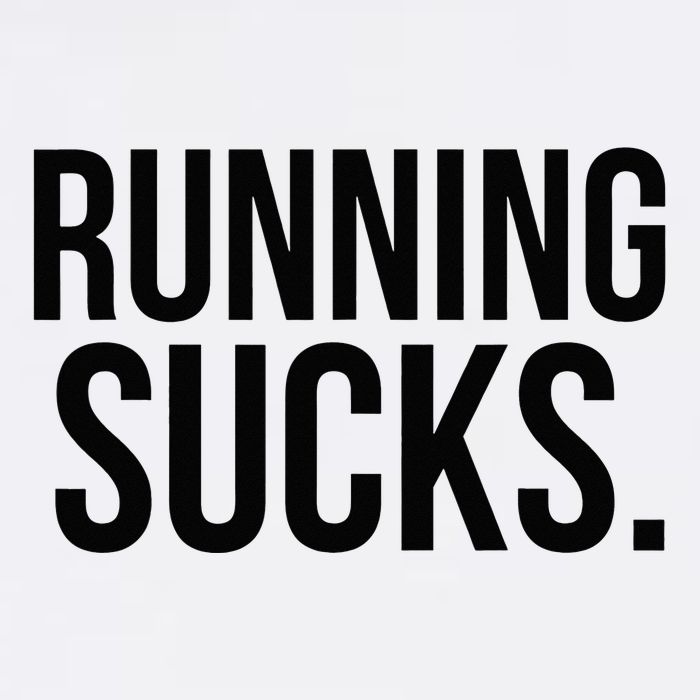 Running Sucks Funny Gym or Workout Sustainable Bucket Hat