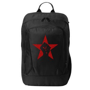 Ratm Star Fist Funny City Backpack