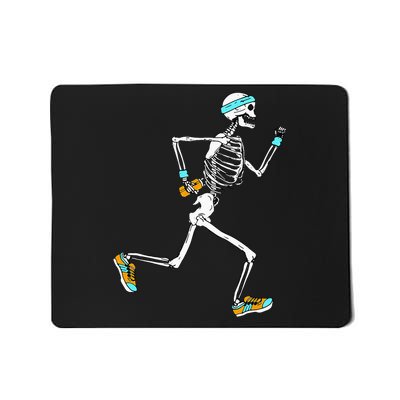 Running Skeleton Funny Mousepad