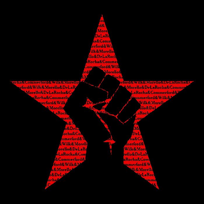 Ratm Star Fist Funny Drawstring Bag