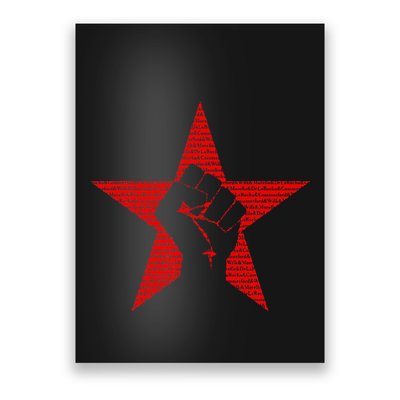 Ratm Star Fist Funny Poster