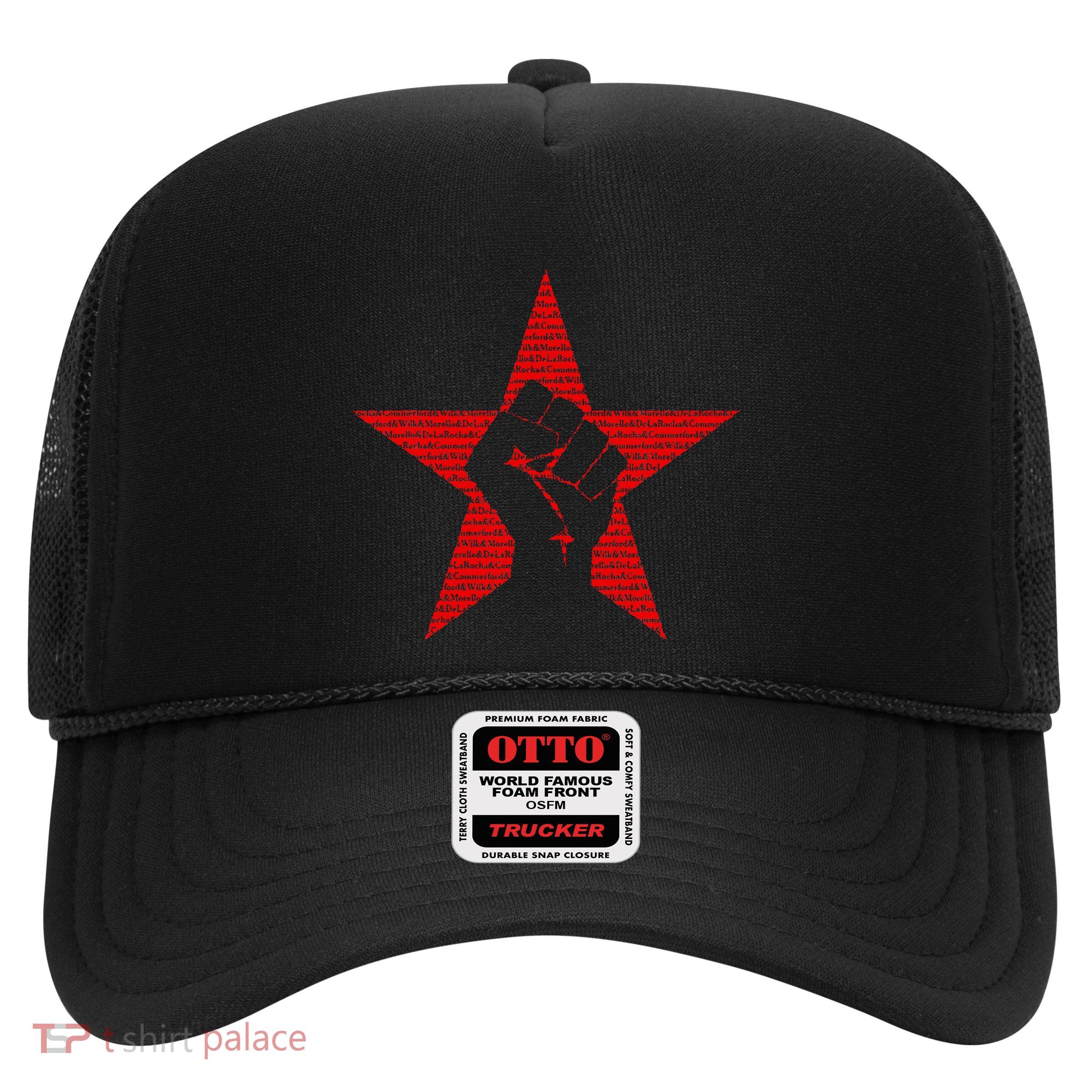 Ratm Star Fist Funny Trucker Hat
